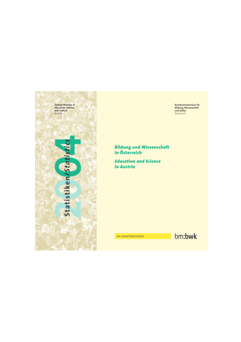 Bildung und Wissenschaft in Österreich 2004 deutsch englisch