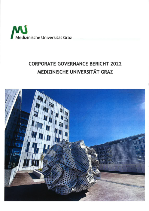 Bundeskodex Bericht 2022 Medizinische Universität Graz