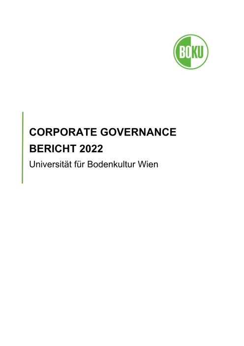 Bundeskodex Bericht 2022 Universität für Bodenkultur Wien