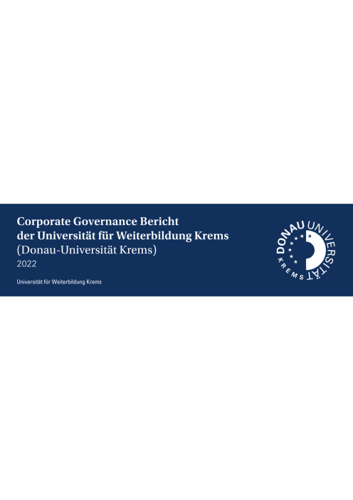 Bundeskodex Bericht 2022 Universität für Weiterbildung Krems