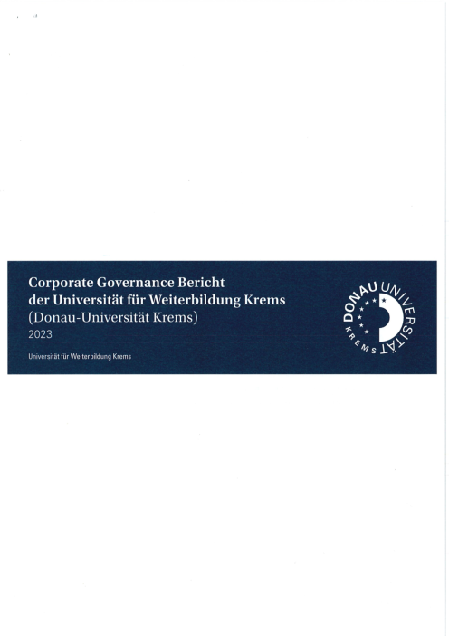Bundeskodex Bericht 2023 Universität für Weiterbildung Krems