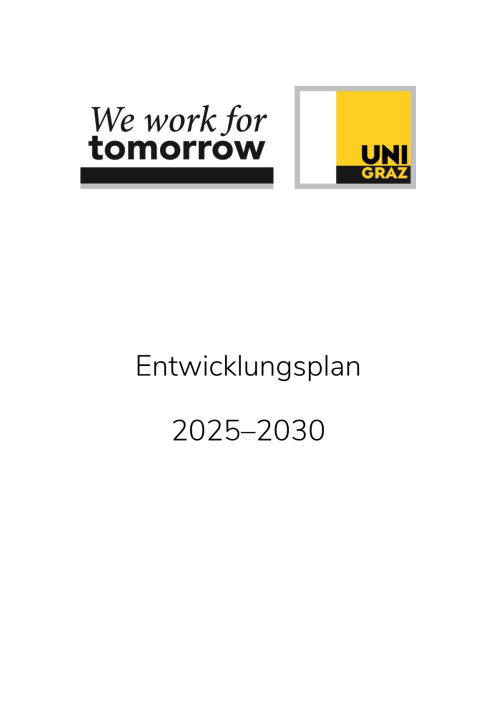 Entwicklungsplan Universität Graz 2025 2030