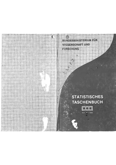 Statistisches Taschenbuch 1986