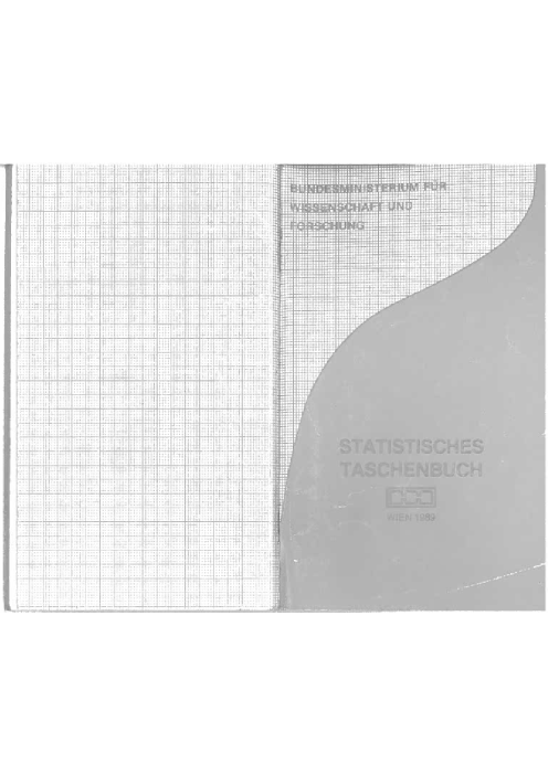 Statistisches Taschenbuch 1989