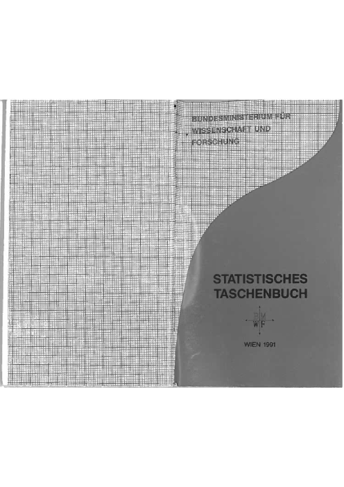 Statistisches Taschenbuch 1991