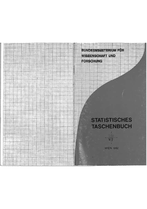 Statistisches Taschenbuch 1992
