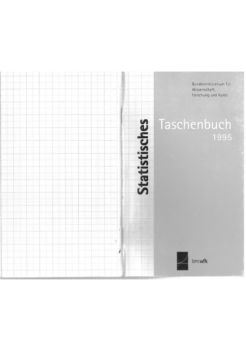 Statistisches Taschenbuch 1995
