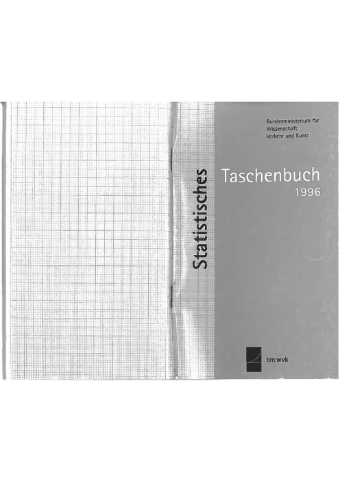 Statistisches Taschenbuch 1996