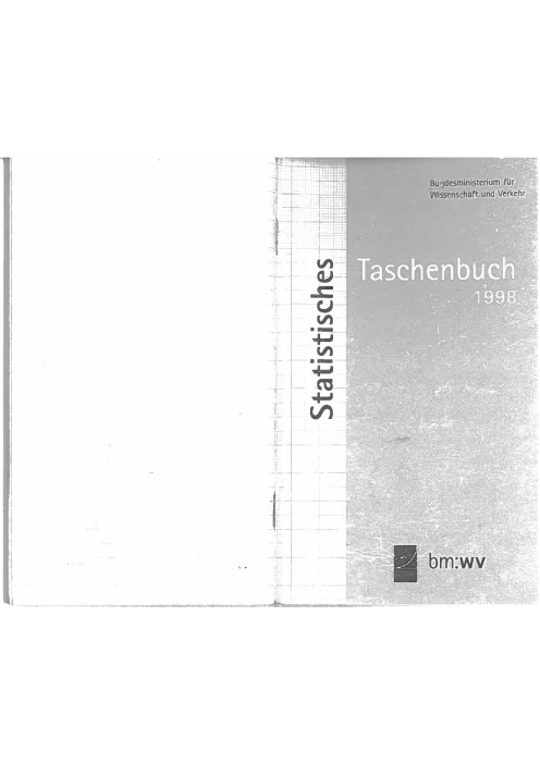 Statistisches Taschenbuch 1998