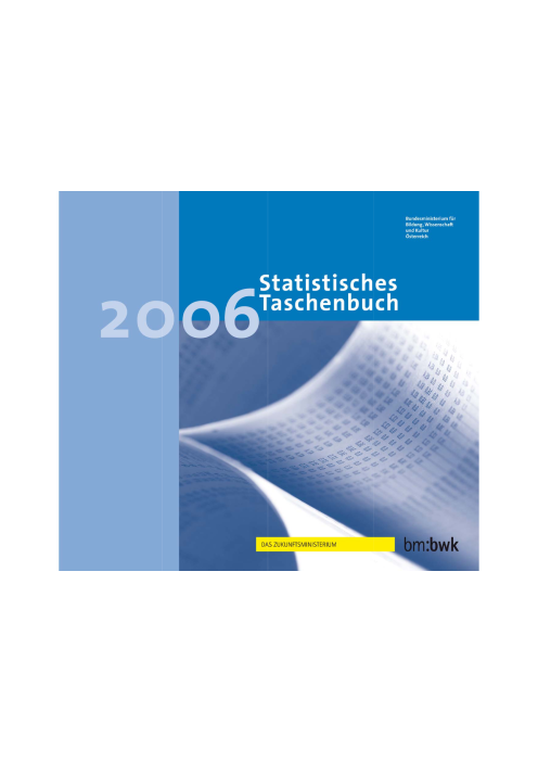 Statistisches Taschenbuch 2006