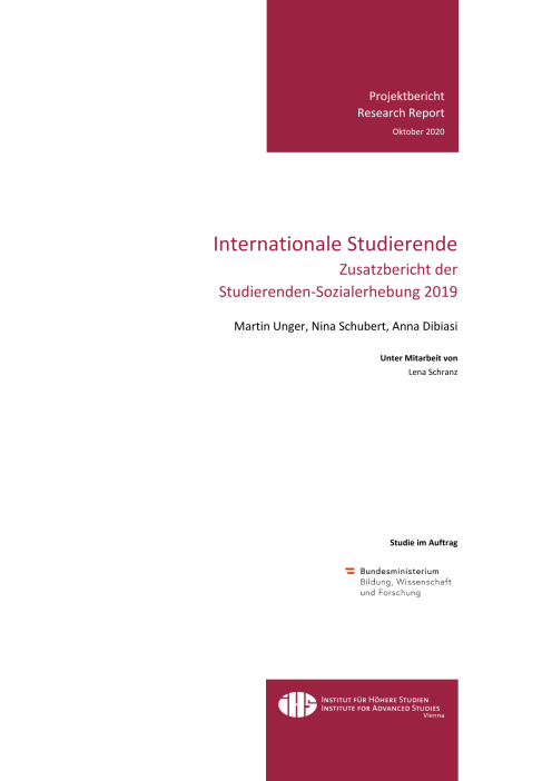 Studierenden Sozialerhebung 2019 Zusatzbericht Internationale Studierende