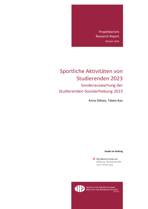 Studierenden Sozialerhebung 2023 Zusatzbericht Sportliche Aktivitäten von Studierenden