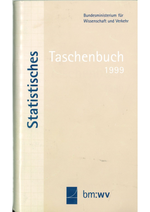 Statistisches Taschenbuch 1999