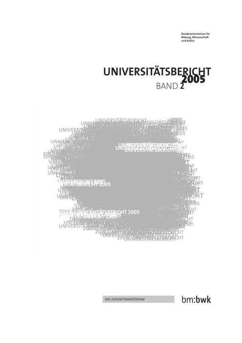 Universitätsbericht 2005 Band 2