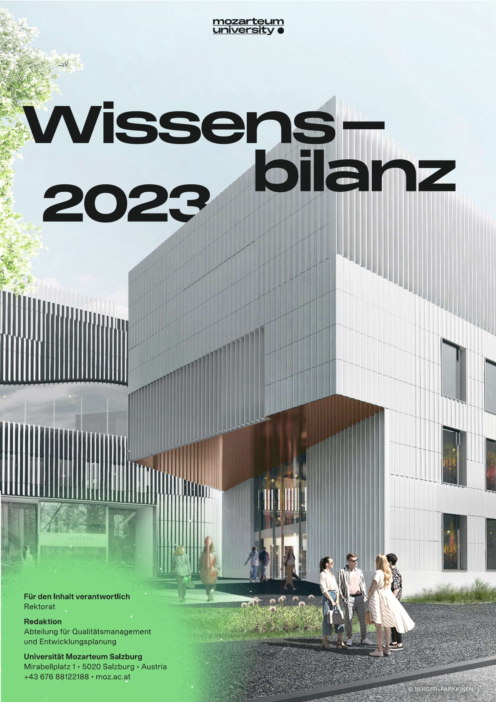 Wissensbilanz 2023 Universität Mozarteum Salzburg