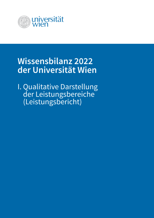 Wissensbilanz 2022 Universität Wien