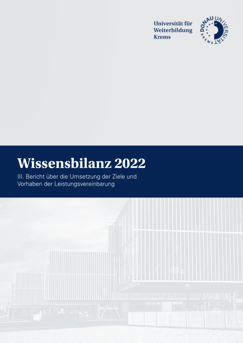Wissensbilanz 2022 Universität für Weiterbildung Krems Teil III