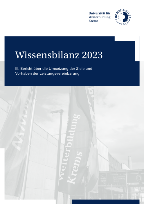 Wissensbilanz 2023 Universität für Weiterbildung Krems Teil III