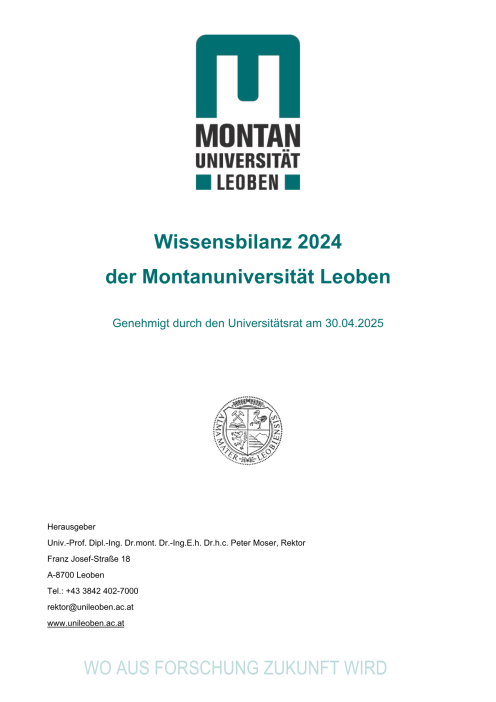 Wissensbilanz 2024 Montanuniversität Leoben