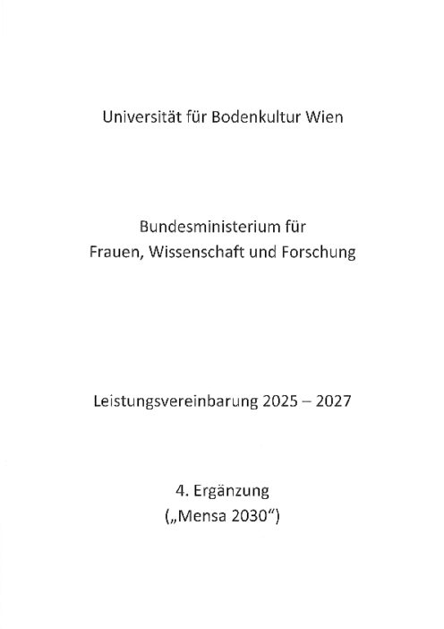Universität für Bodenkultur Wien 4 LV Ergänzung 25 09 26
