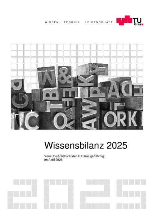 Wissensbilanz 2025 Technische Universität Graz