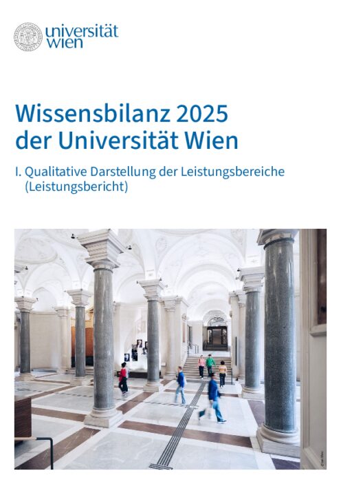 Wissensbilanz 2025 Universität Wien Teil I