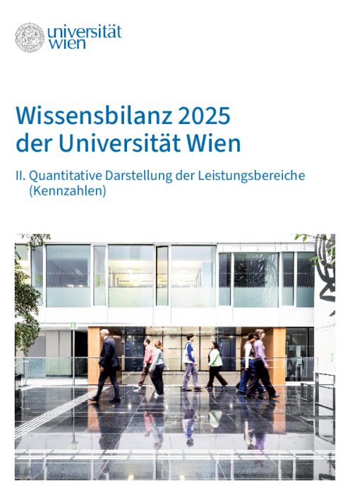 Wissensbilanz 2025 Universität Wien Teil II