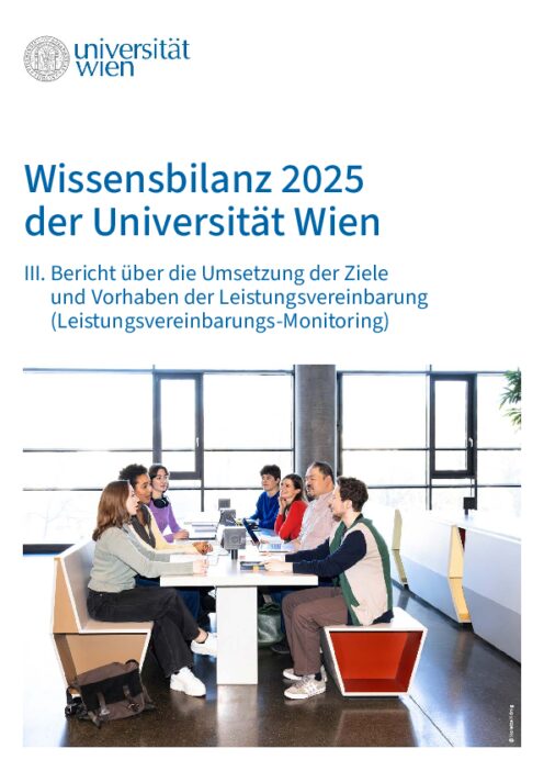 Wissensbilanz 2025 Universität Wien Teil III