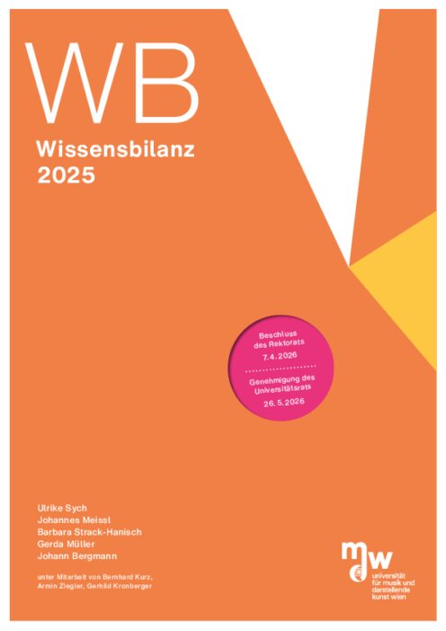 Wissensbilanz 2025 Universität für Musik und darstellende Kunst Wien