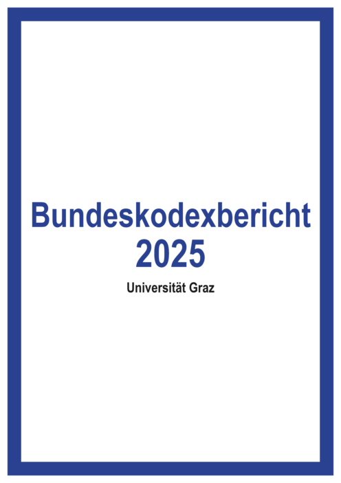 Bundeskodexbericht 2025 Universitaet Graz